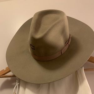 Womens Size Small Tan Cowboy Hat